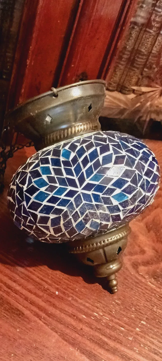 TURKISH MORROCAN MOSAIC Hanging Lamp shade thumbnail