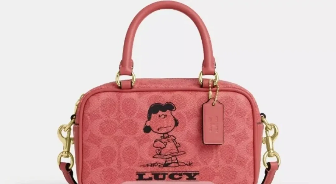 Coach x Peanuts Lucy Printed Satchel.Crossbody Bag image indicator(5)