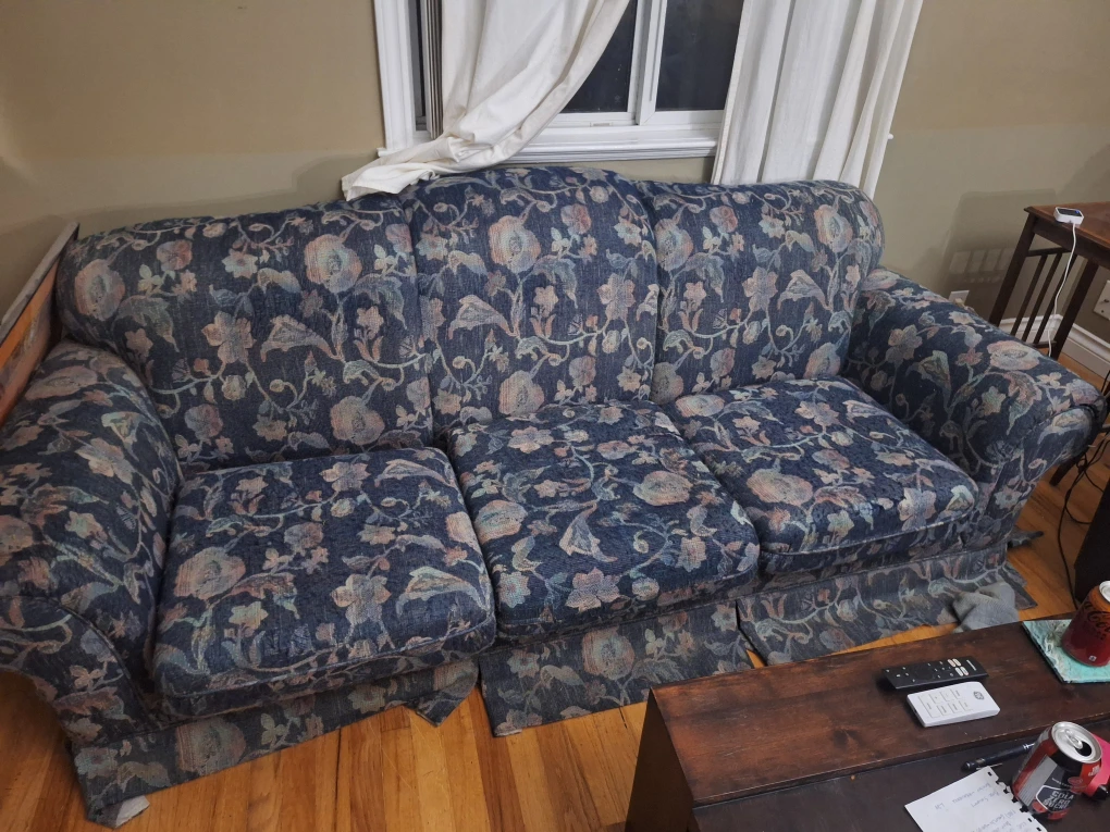 Floral Sofa and Armchair Set