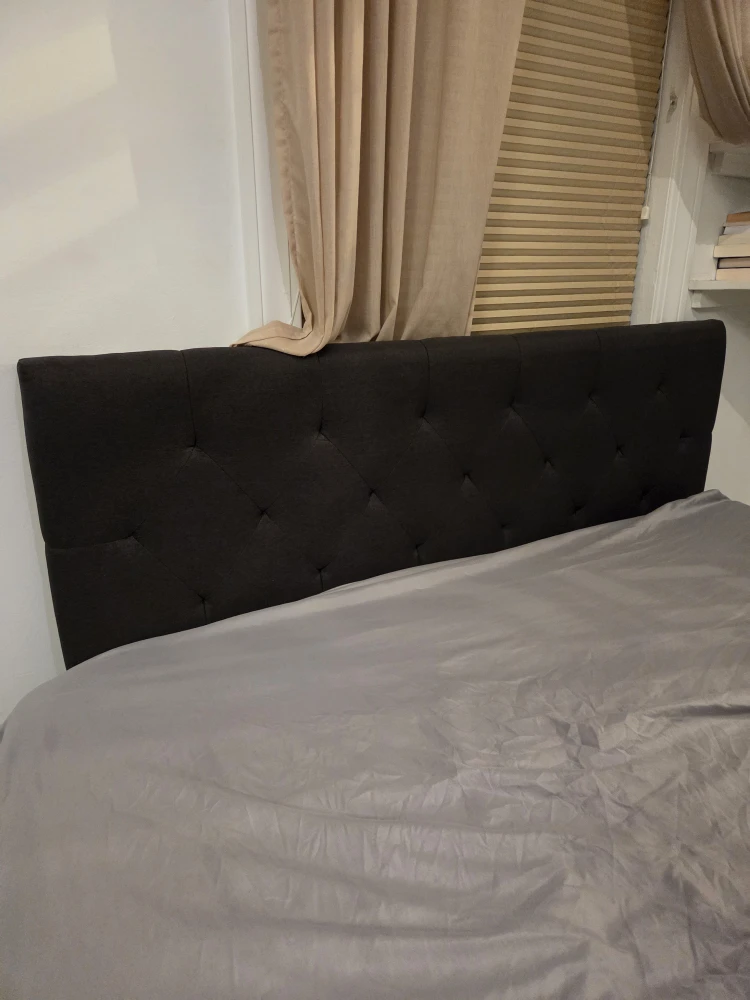 Tufted Headboard - Full/Queen Size - Gray - photo 3
