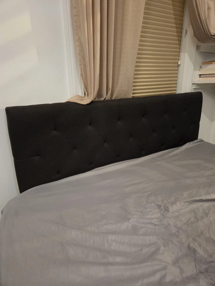 Tufted Headboard - Full/Queen Size - Gray - photo 4
