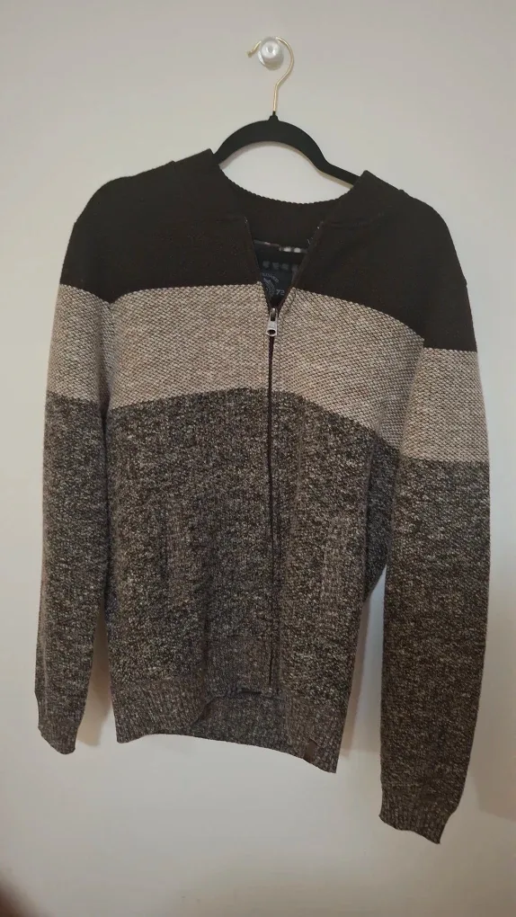 Structure Brown Full Zip Sweater image indicator(3)