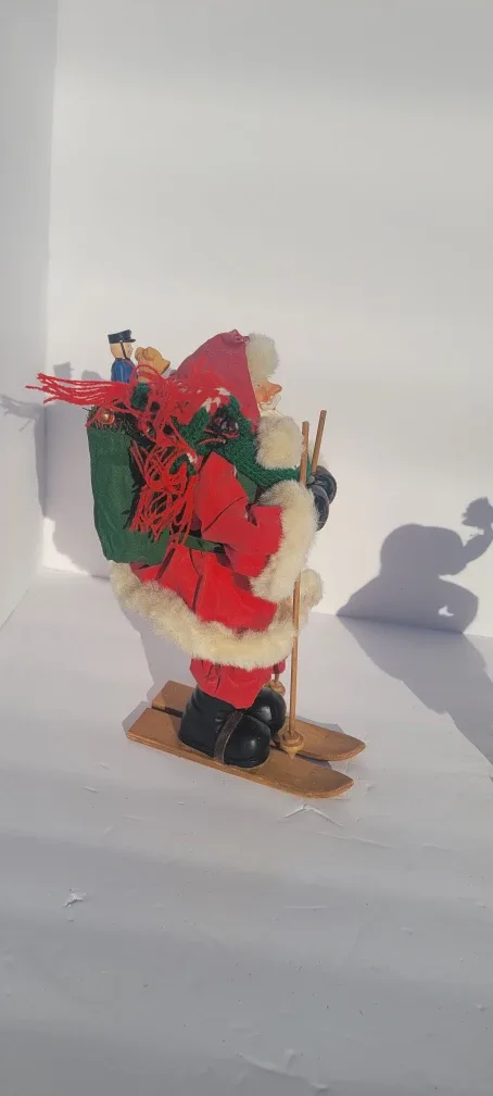 Santa Claus Skiing Figurine image indicator(2)