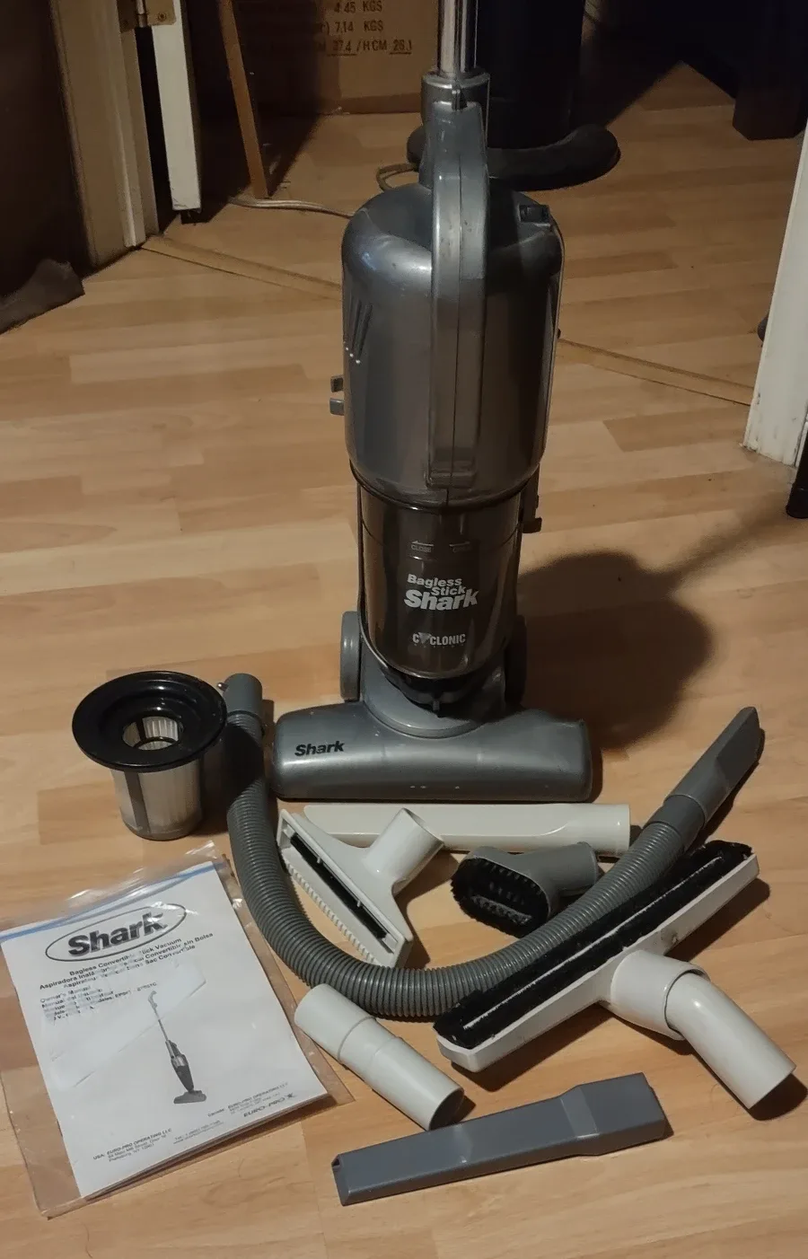 Shark Bagless Stick Vacuum with Attachments