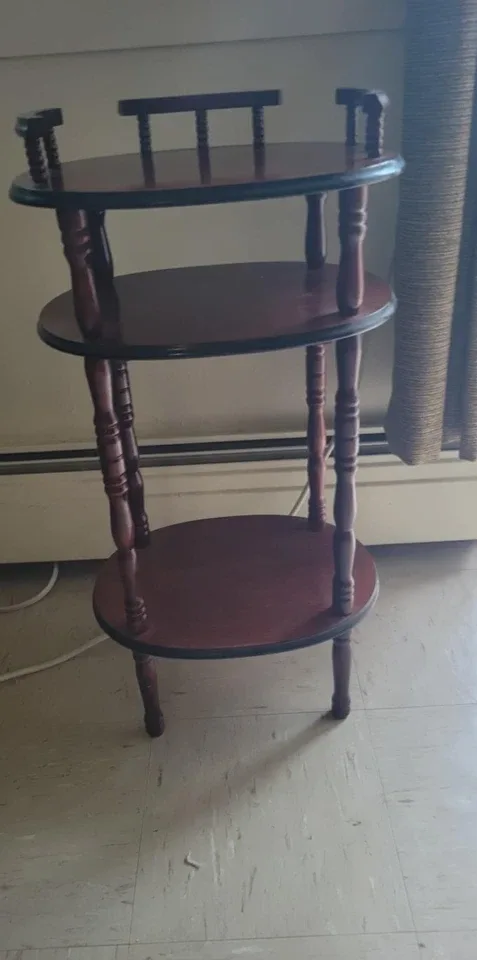 Three Tier Wooden Plant Stand