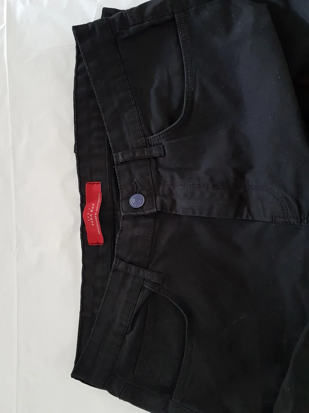 Man Basic Black Pants EUR44 USA34 MEX34 image indicator(2)