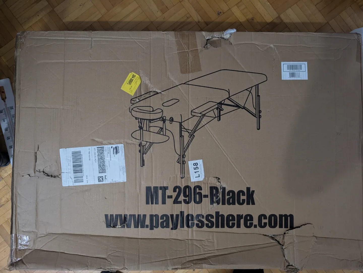 New MT-296 Black Massage Table thumbnail