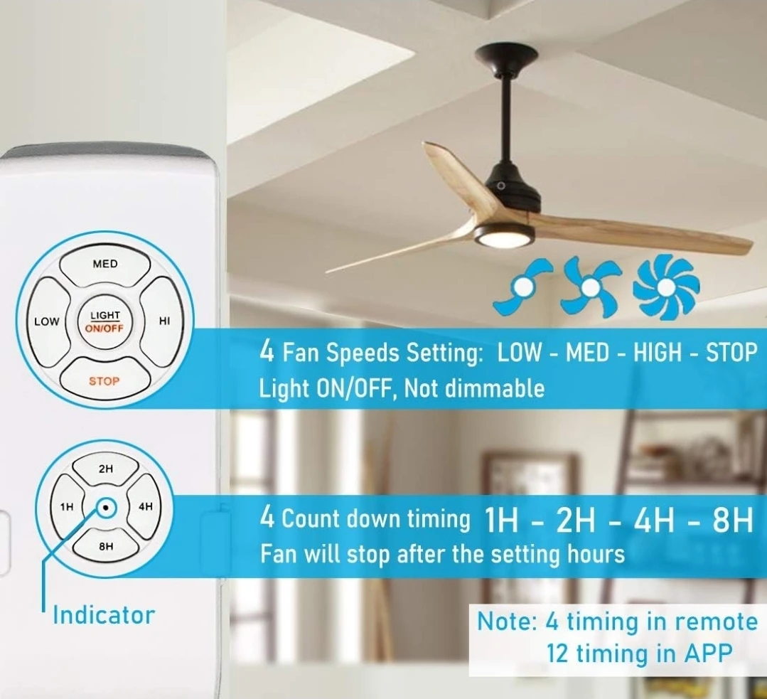 Smart WiFi Ceiling Fan Remote Control Kit - photo 4