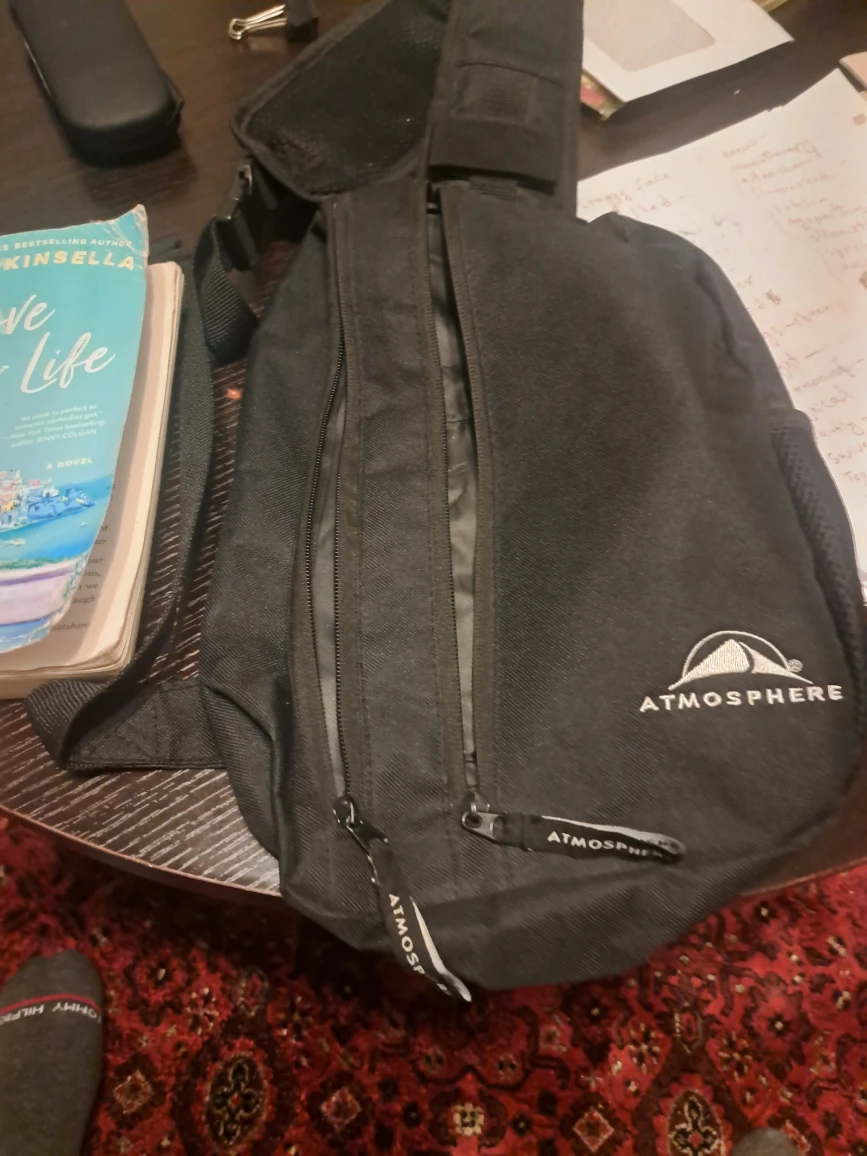Atmosphere Black Sling Bag