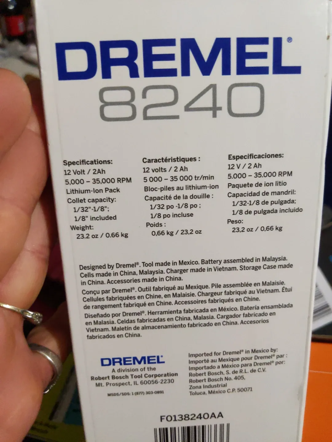 Dremel 8240 Cordless Rotary Tool Kit - Like New! image indicator(2)