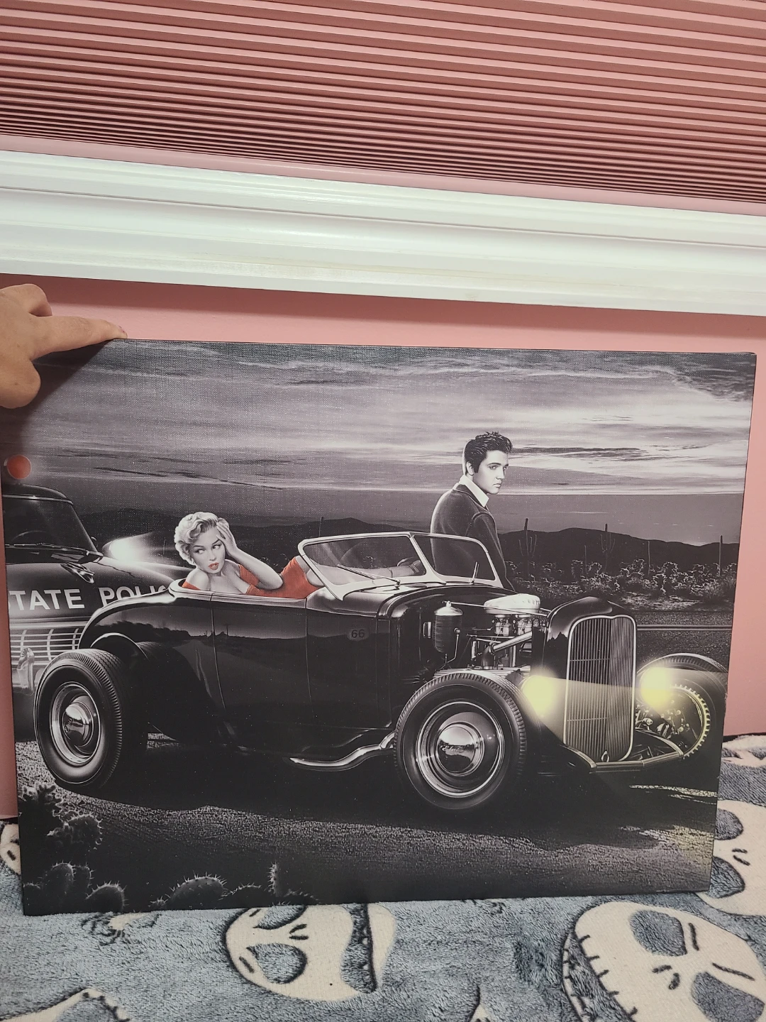 Marlyin Monroe and Elvis Presley Canvas Print