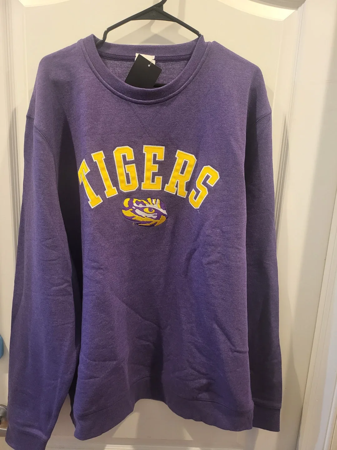 LSU Tigers Purple Crewneck Sweatshirt - 2XL image indicator(2)