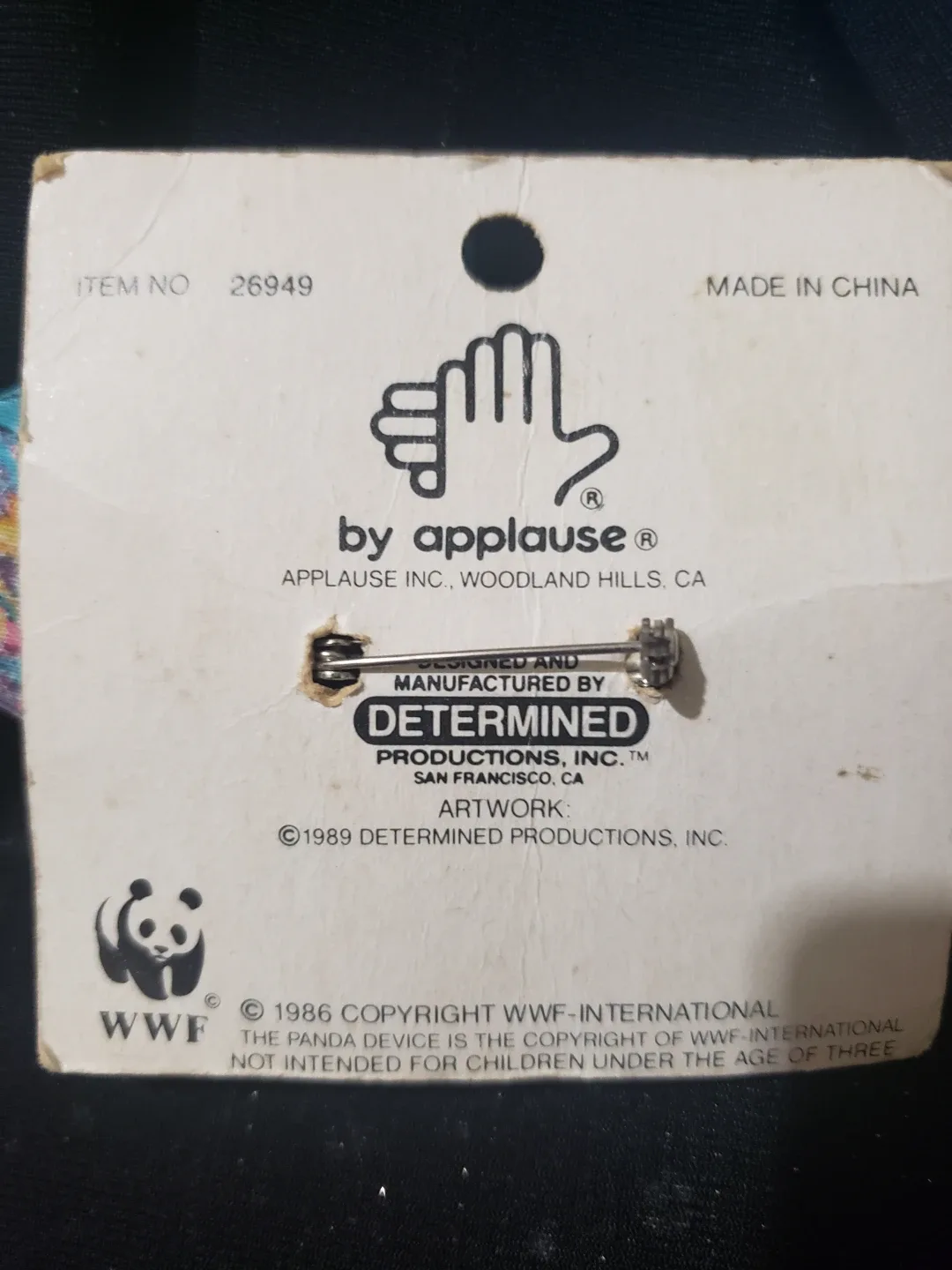 Applause WWF Parrotfish Pin image indicator(2)