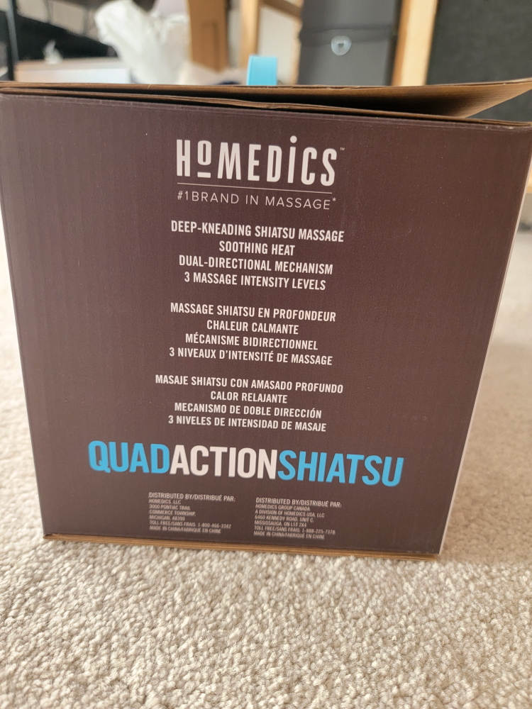 HoMedics Quad Action Shiatsu Massager with Heat - photo 2