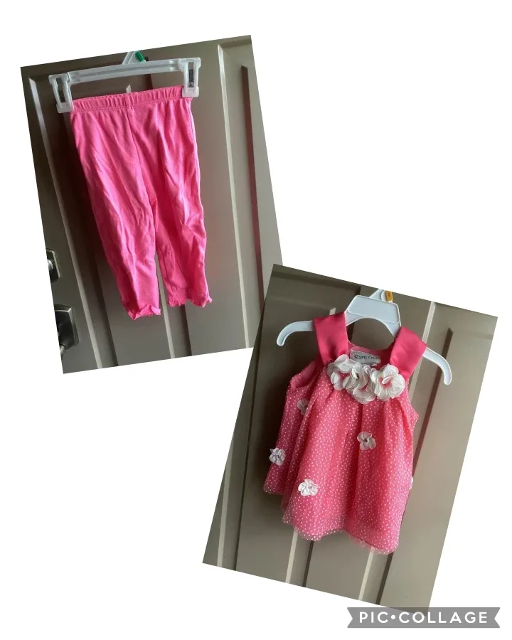 Girls sz 18 months outfits & sleepers $3 each image indicator(6)