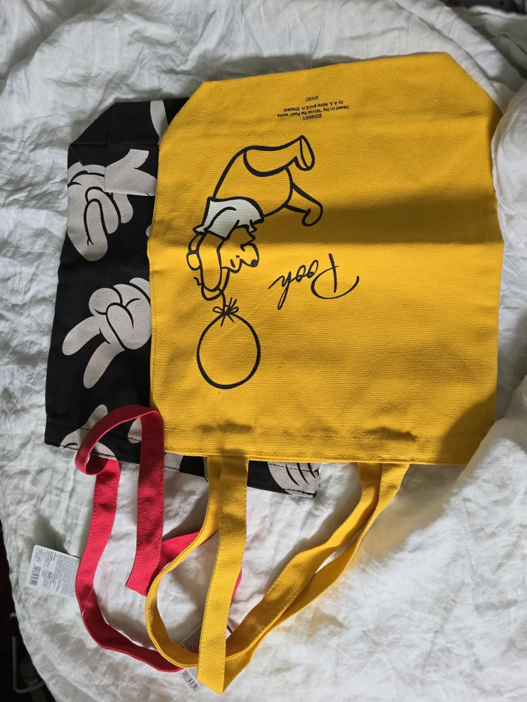 🇯🇵Disney Tote Canvas Bags - Winnie/ Mickey Japan
