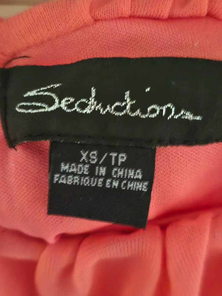 Seductions Coral Dress - Size XS image indicator(2)