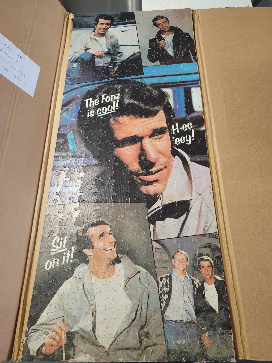 VINTAGE HENRY WINKLER THE FONZ JIGSAW PUZZLE thumbnail