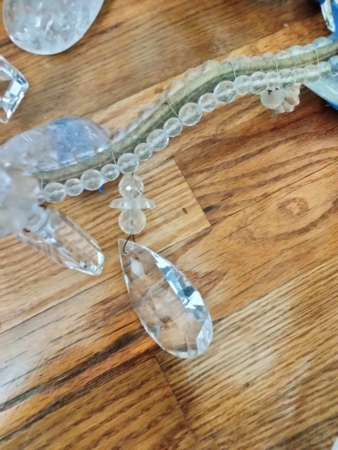 Amazing Antique Rare Historic Bronze Crystal Chandelier!! - photo 3