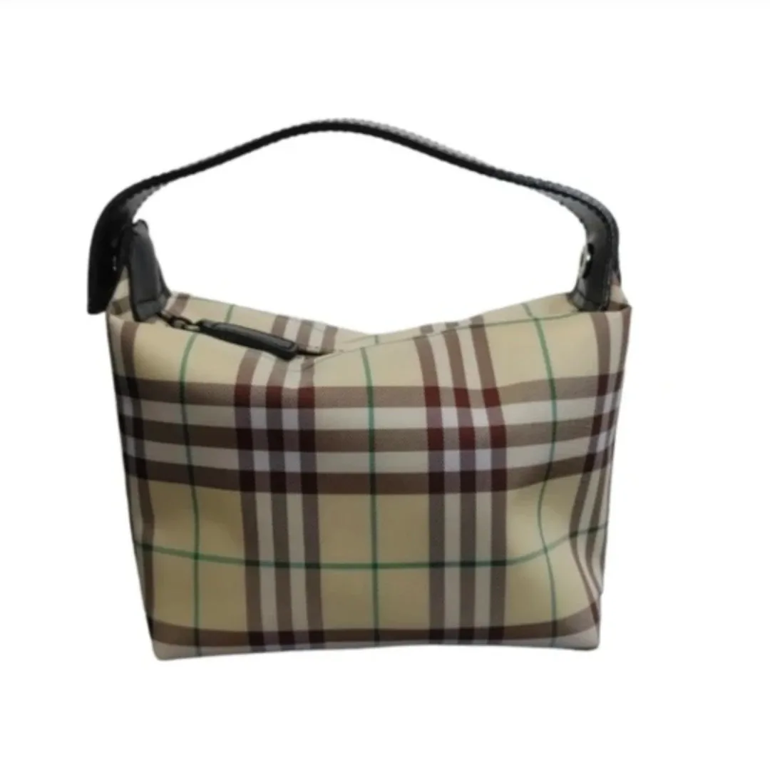 Burberry Micro Canvas Nylon Wristlet Bag thumbnail