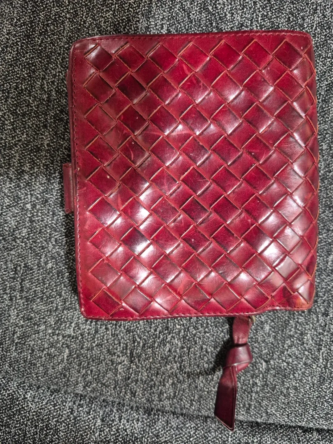 Bottega Veneta Red Leather Wallet 🥕 image indicator(3)