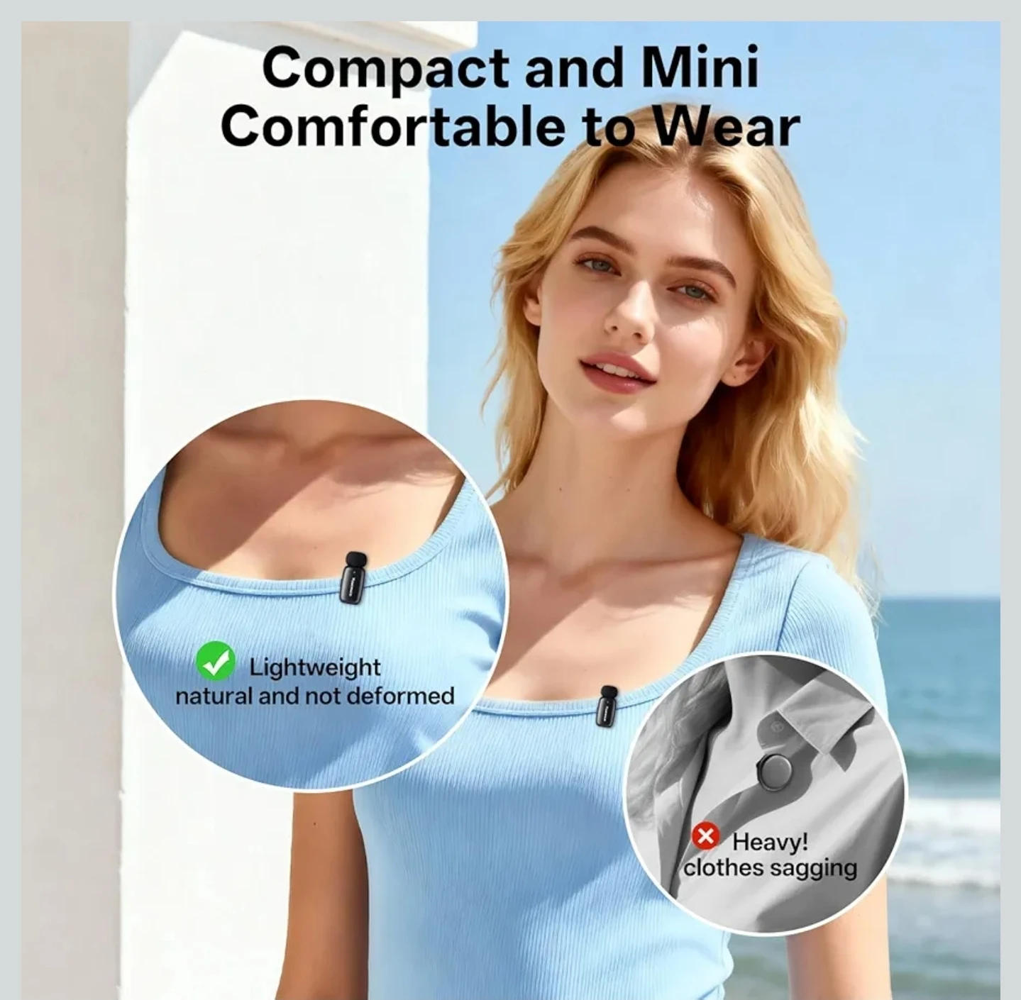 Mini Wireless Lavalier Microphone - photo 4