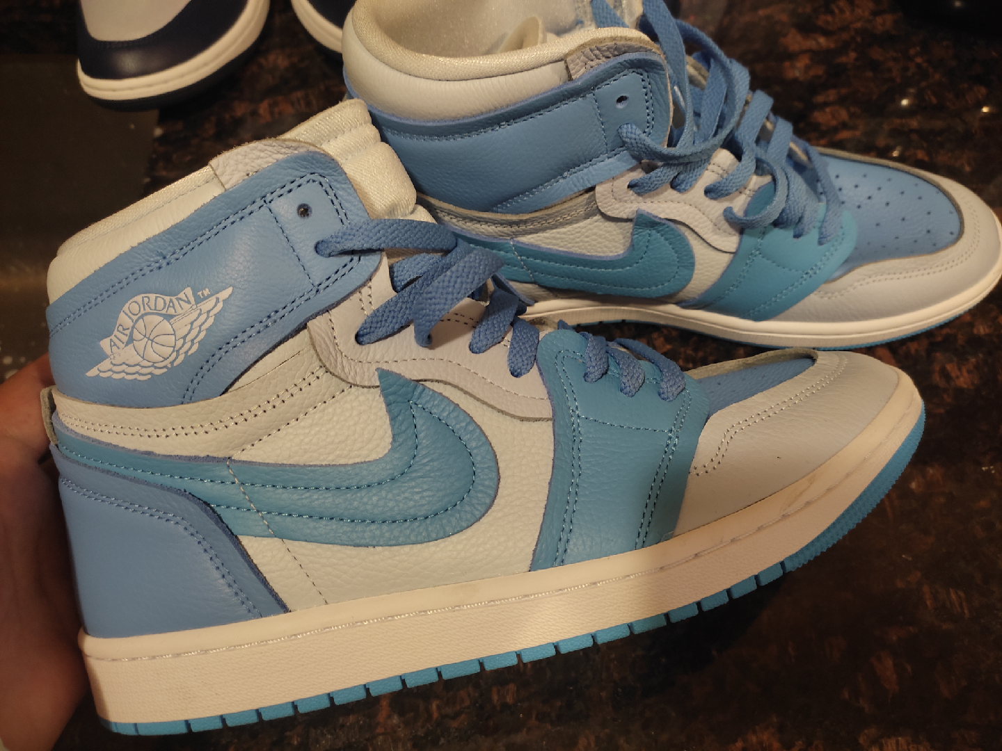 Air Jordan 1 Retro High OG University Blue, Size 10.5 - photo 4