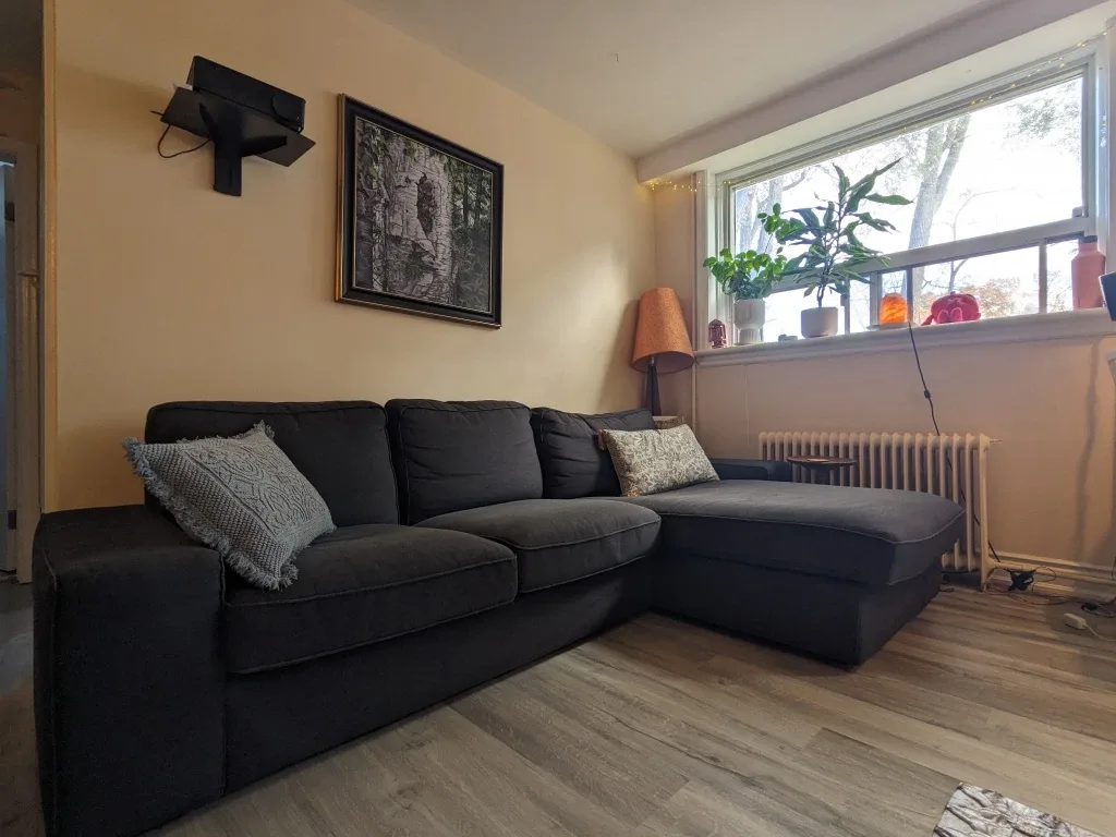 IKEA Kivik Loveseat with Chaise 🛋 Tresund Anthracite image indicator(2)