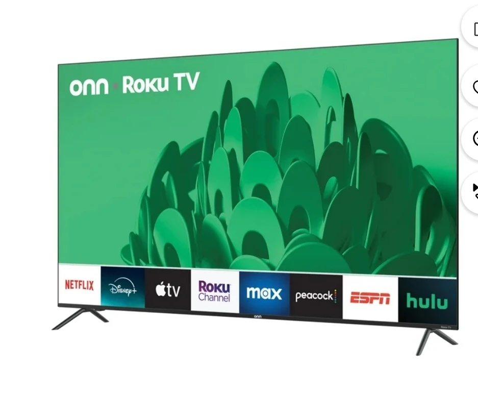 onn 75” Class 4K UHD Roku Smart Television - photo 4