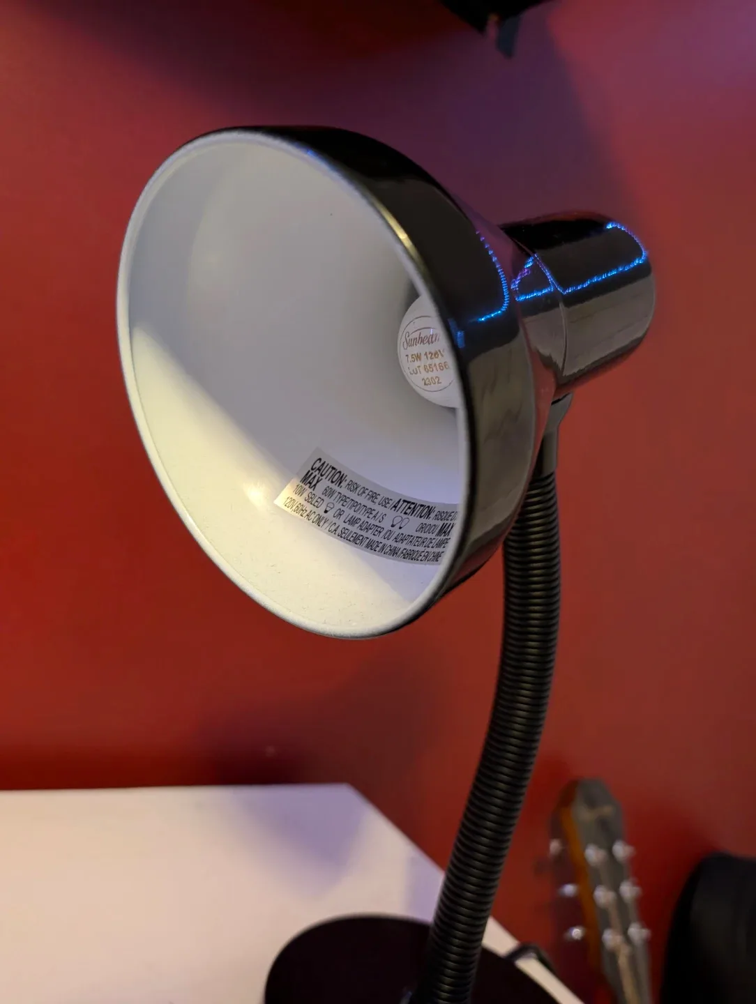 Sunbeam Black Desk Lamp