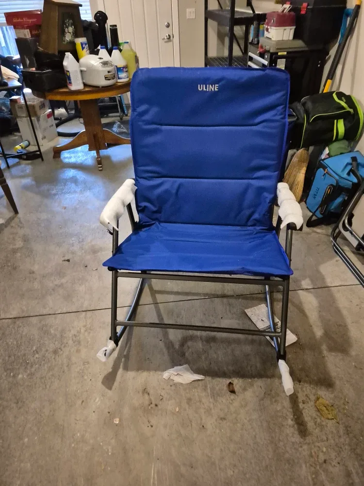 Uline Blue Rocking Chair - New image indicator(2)