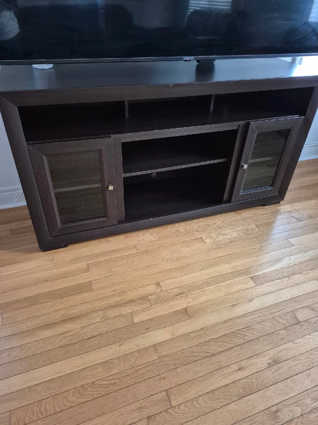 Dark Brown TV Stand - 61" Length image indicator(8)