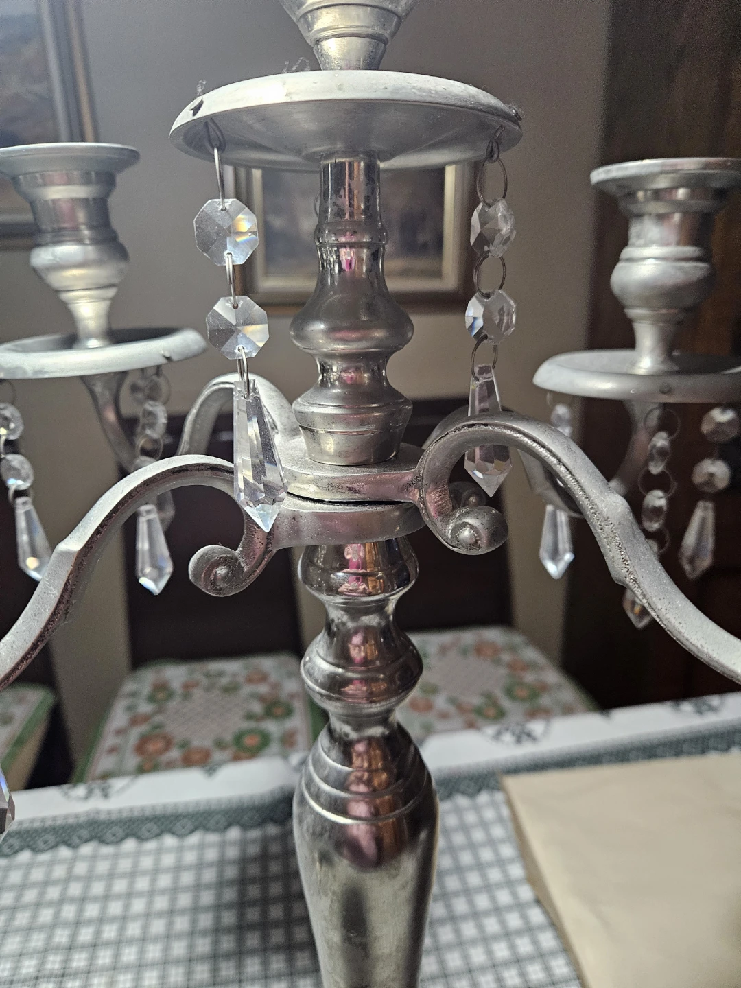 Candelabra Set with Crystal Accents - photo 3