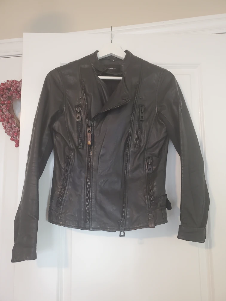 Rudsak Black Leather Jacket - Size S - photo 2