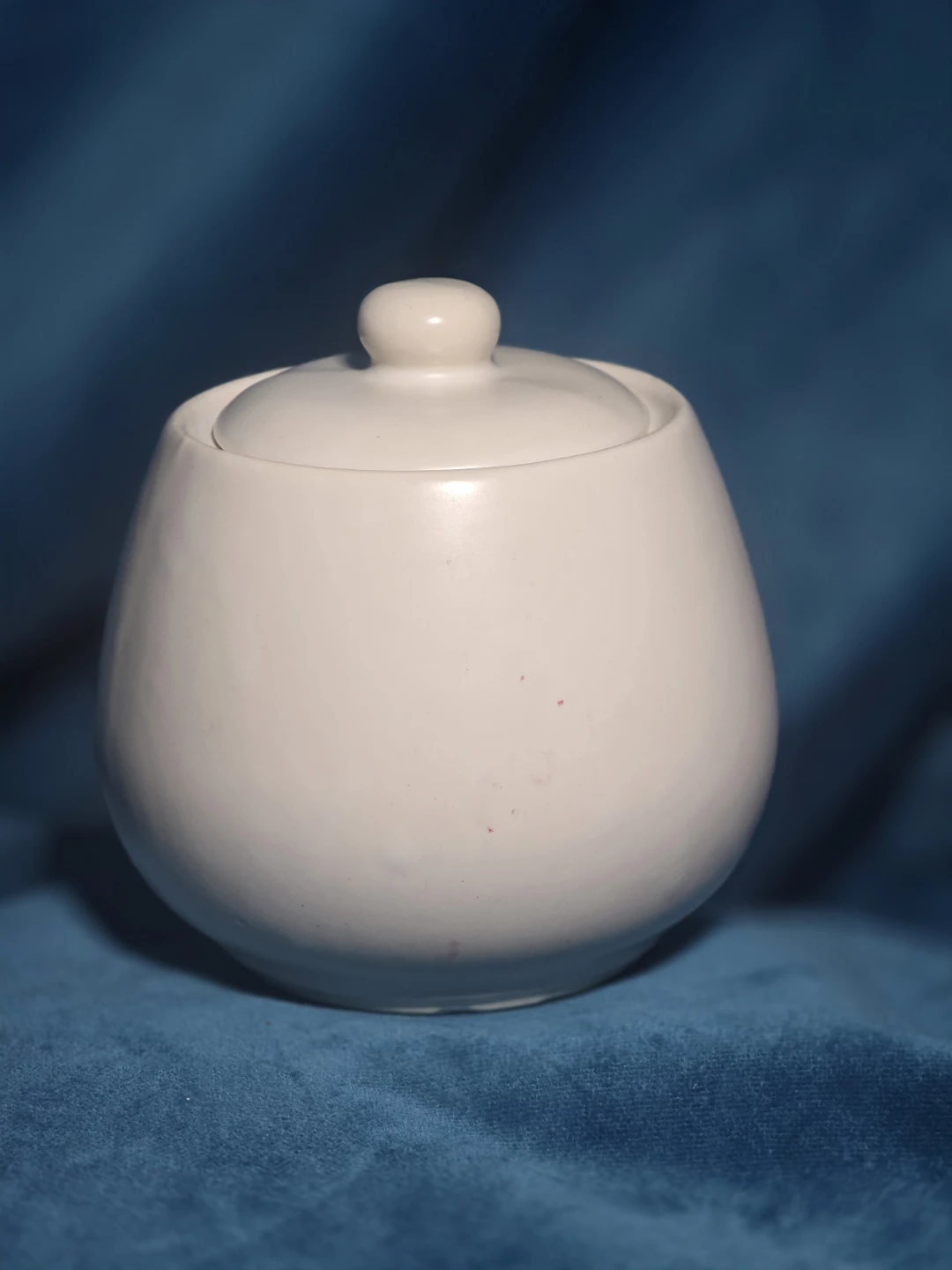 Vintage Ceramic Sugar Bowl with Lid - photo 3