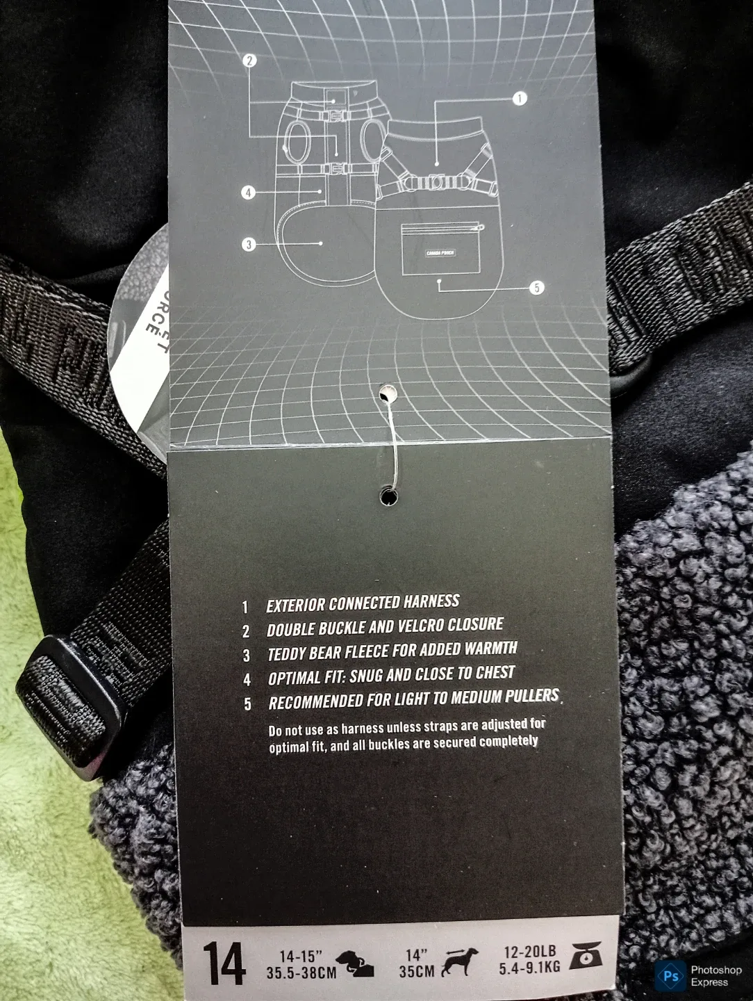 Canada Pooch Harness Jacket - Size 14 image indicator(5)