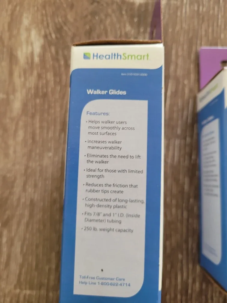 HealthSmart Walker Glides - New in Box image indicator(5)