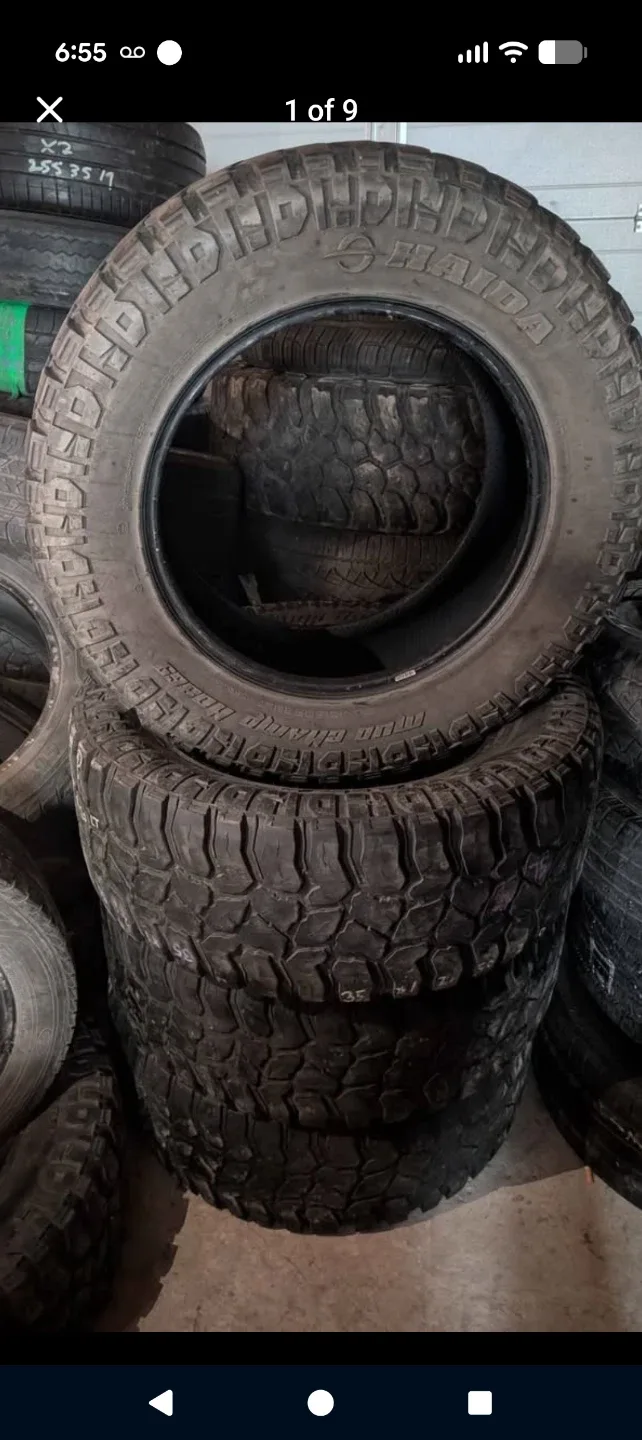 Haida mud champ set  A/T H0869 good condition