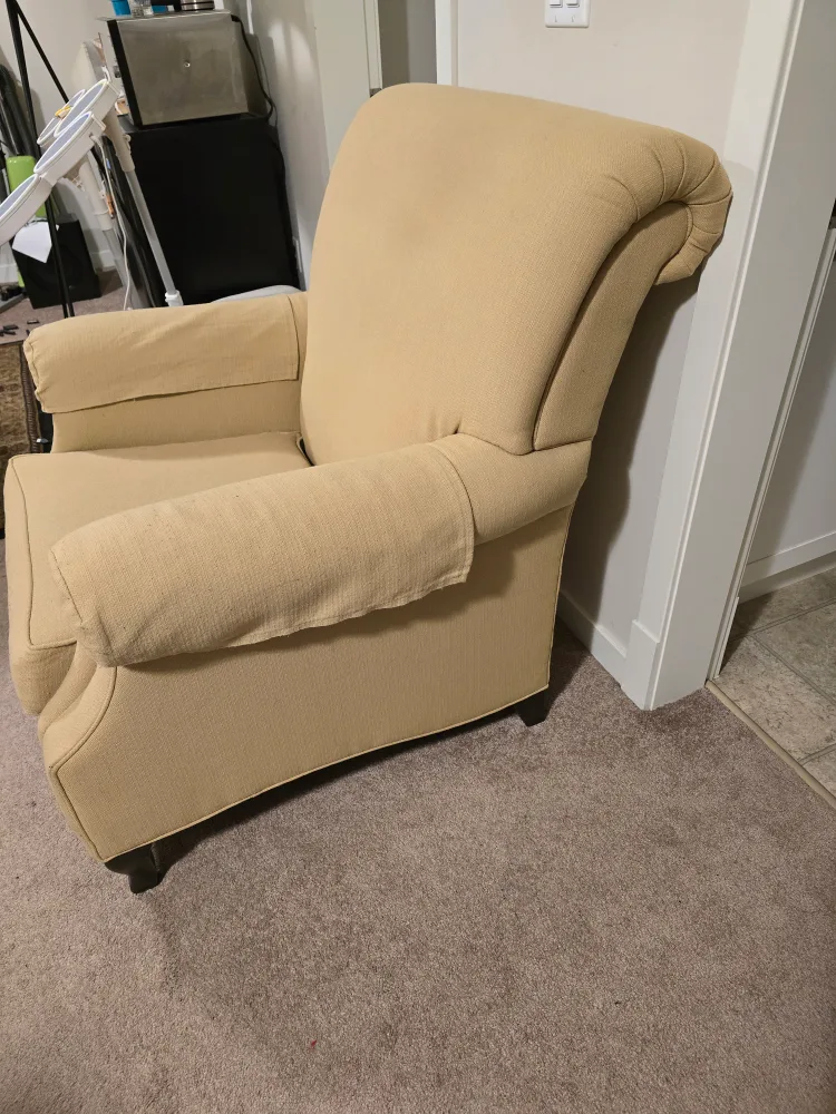 Ethan Allen Upholstered Armchair image indicator(3)