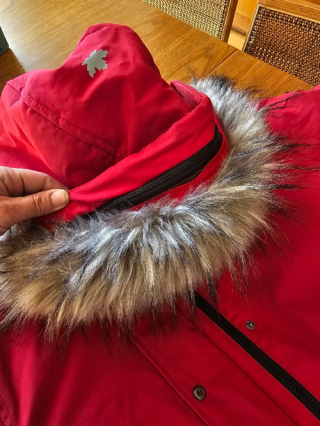 Canadiana Red Winter Jacket - Size L/G image indicator(3)