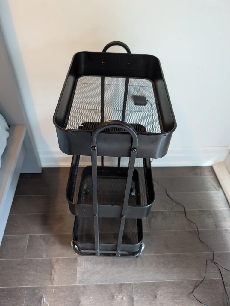 Full metal Utility Cart - Black - photo 2