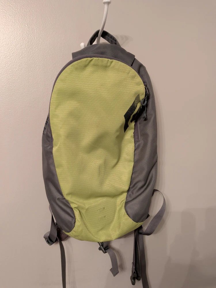 Black Diamond Backpack - Grey & Lime Green