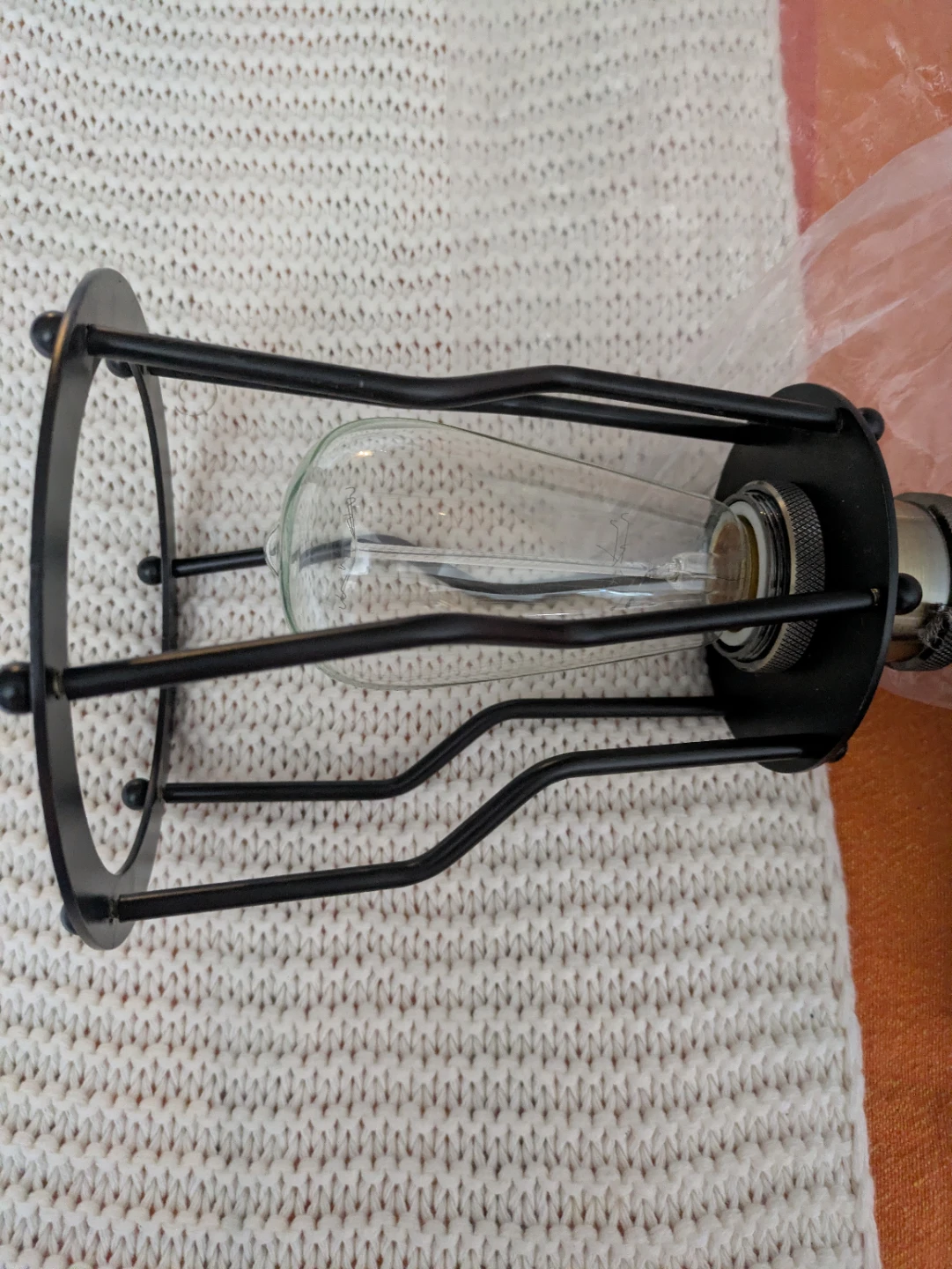 Industrial Style Cage Pendant Light - photo 2