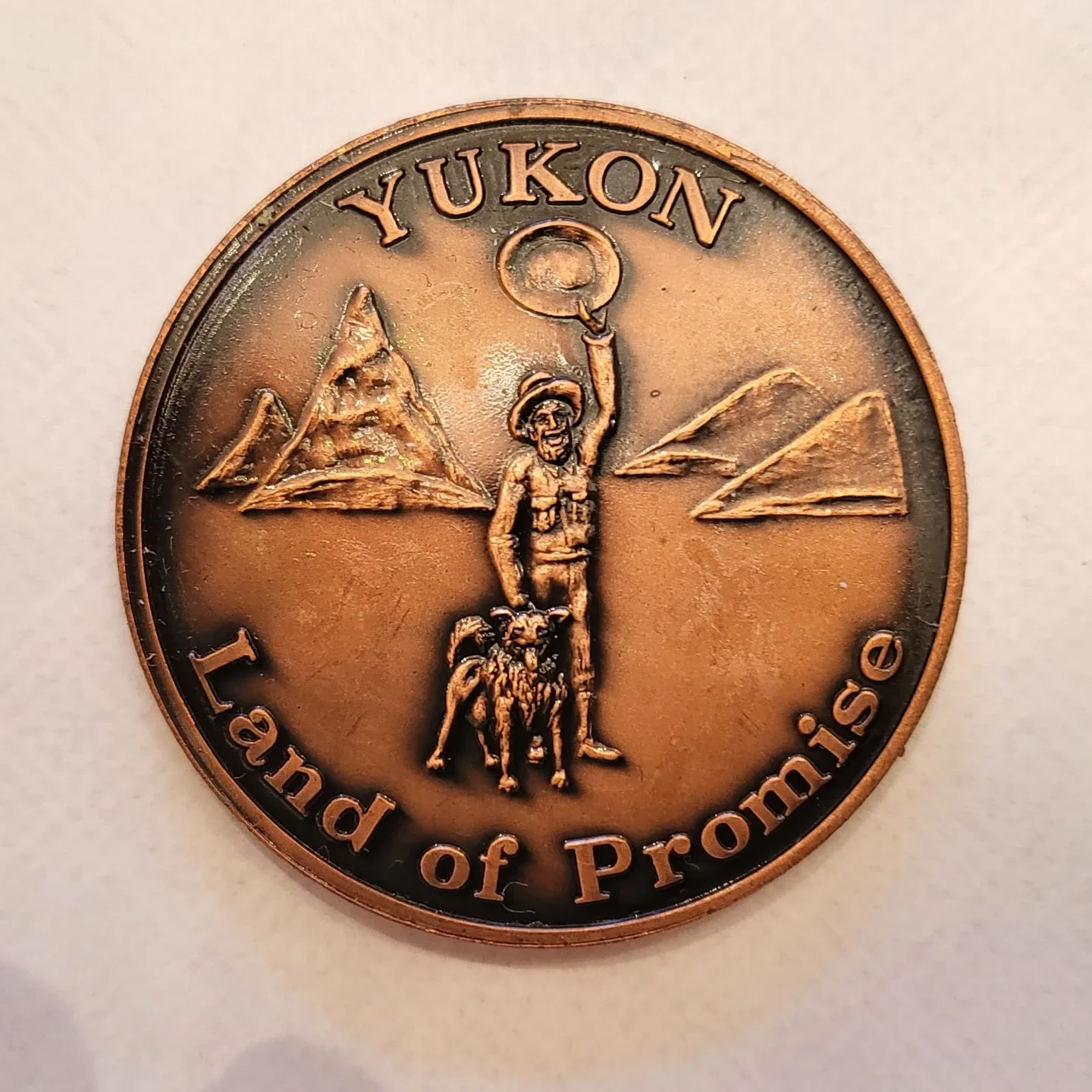 Rare Yukon Bronze Medal Token