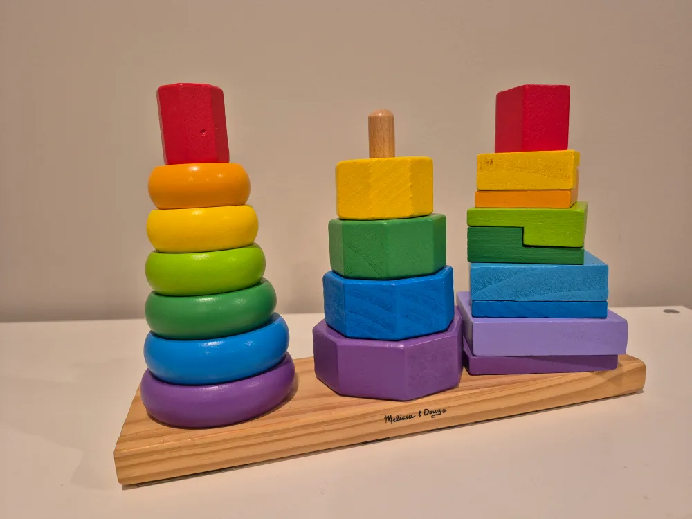 Melissa & Doug Wooden Stacking Toy image indicator(2)