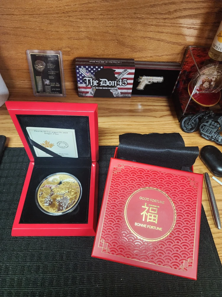 Canada 2024 $50 Fine Silver Coin - Year of the Dragon - photo 3