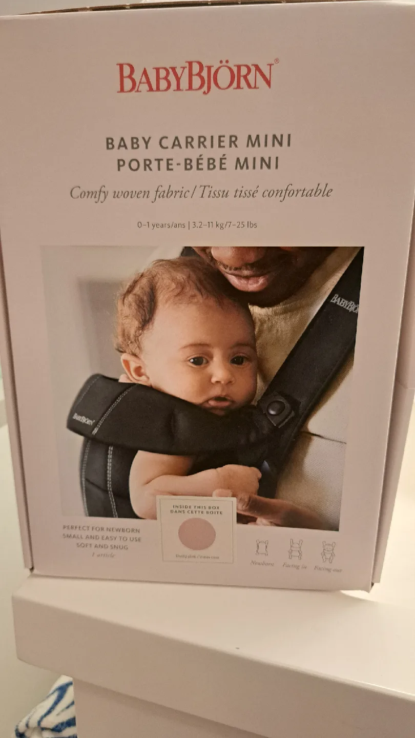 BabyBjörn Baby Carrier Mini - Dusty Pink image indicator(6)