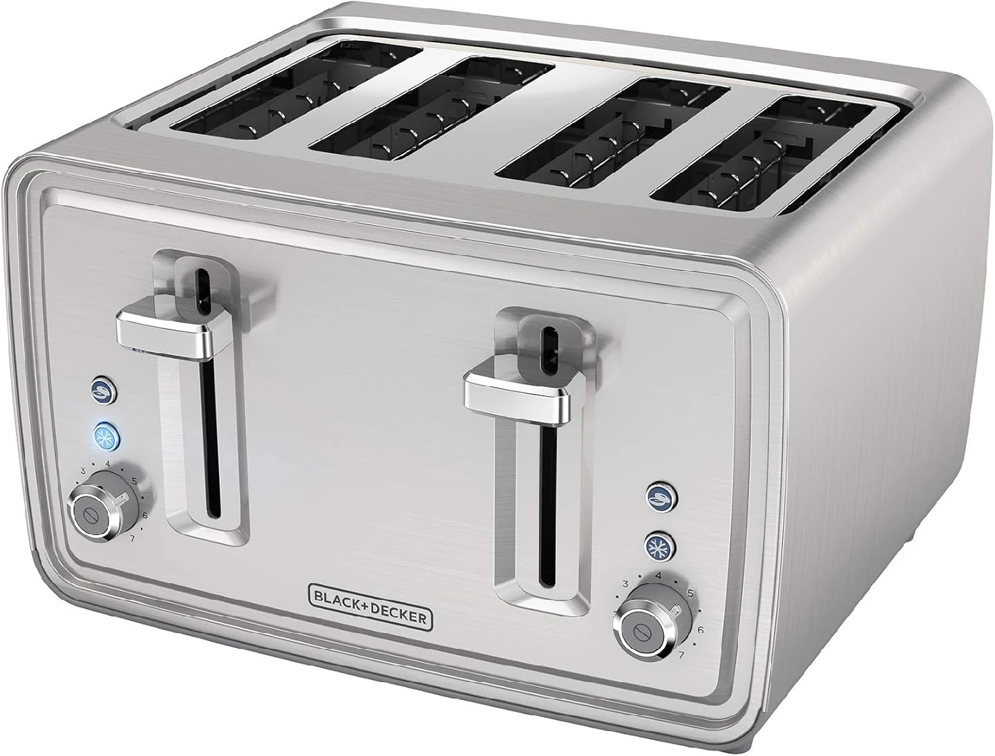 BLACK + DECKER 4 Slice Toaster Stainless Steel