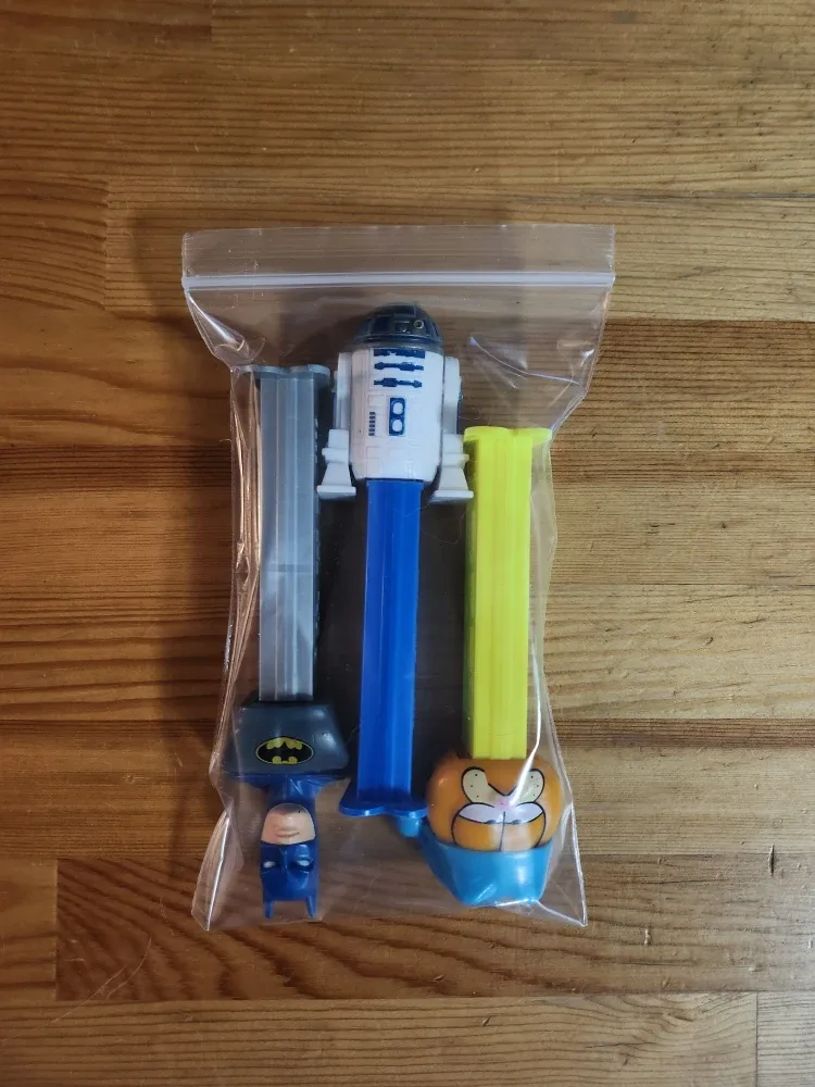 PEZ Dispensers - Star Wars R2-D2, Garfield, Batman