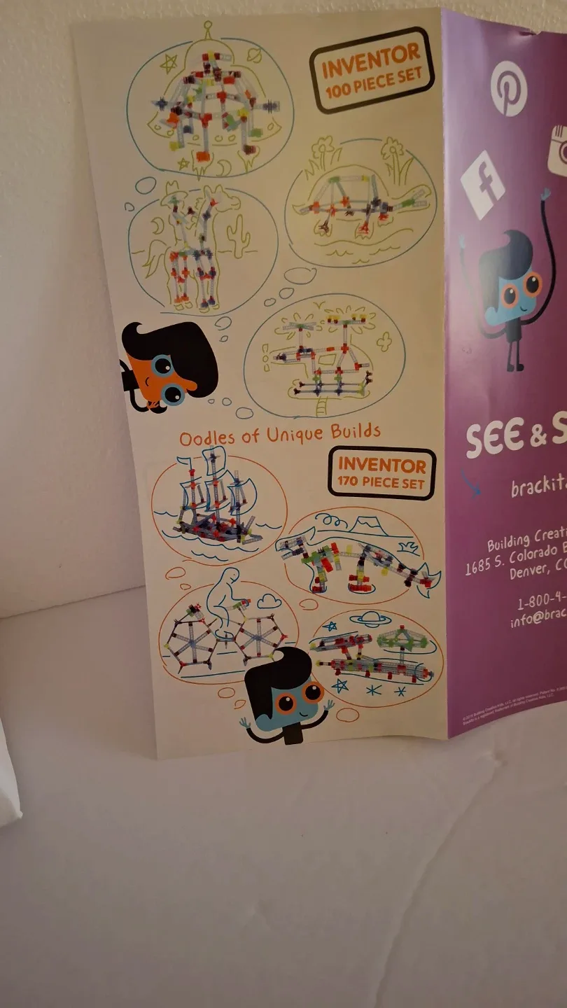 Brackitz Inventor 100 Piece Building Toy Set image indicator(8)